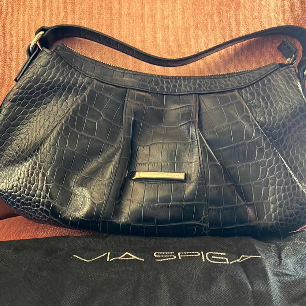 Via Spiga small hobo black bag